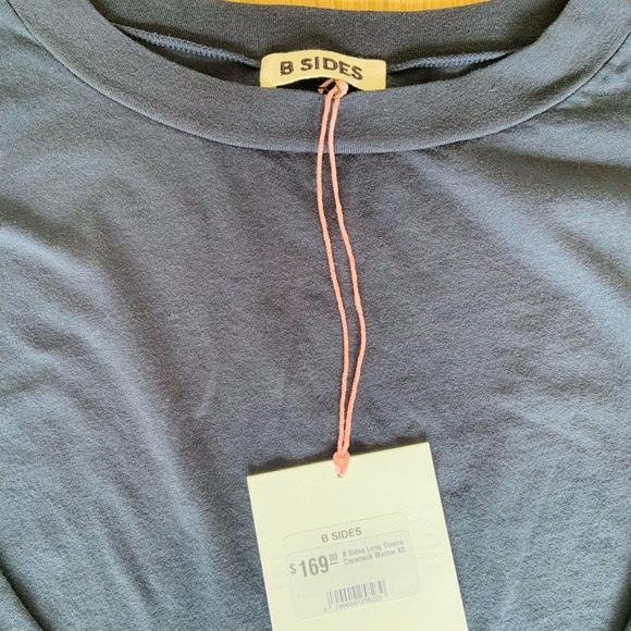 B SIDES LONG SLEEVE CREW MARINE Size XS NWT - Picture 5 of 5